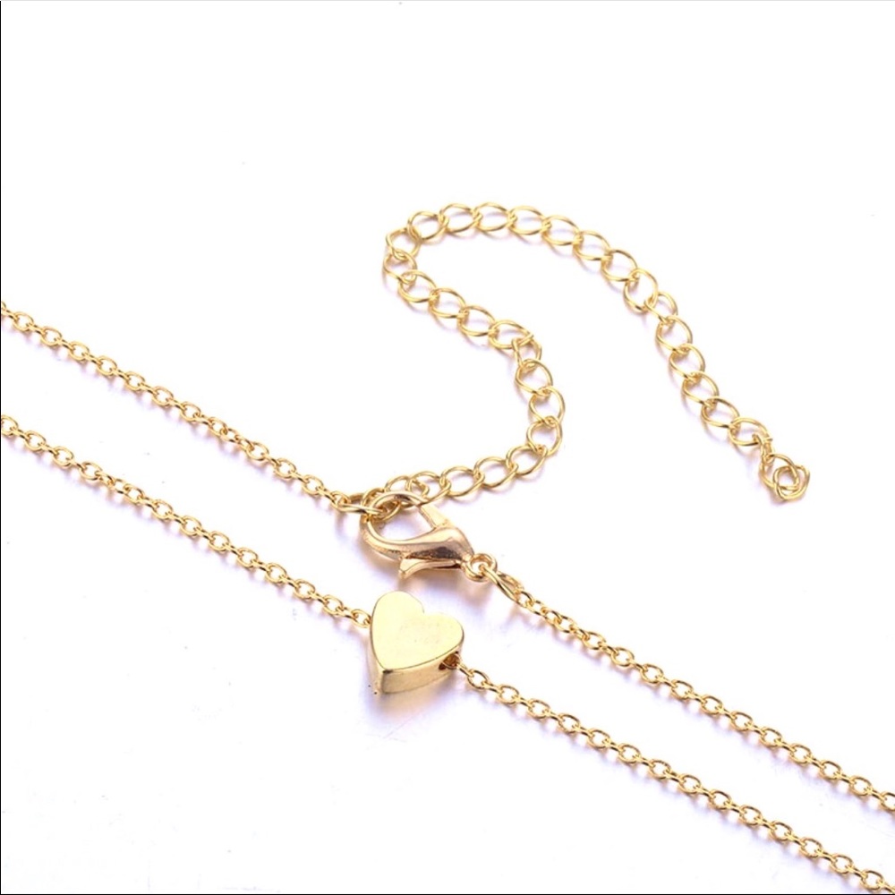 Heart Gold Plated Pendant Necklace